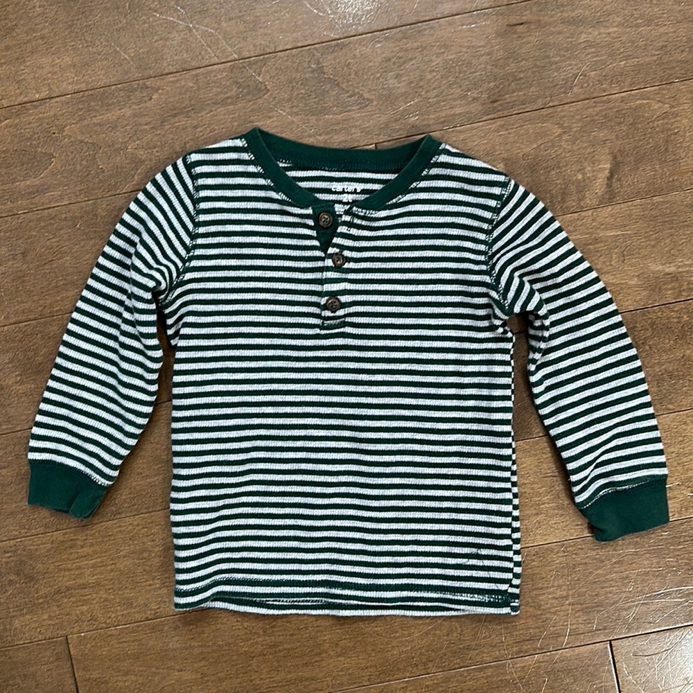 2T EUC Carters waffle henley